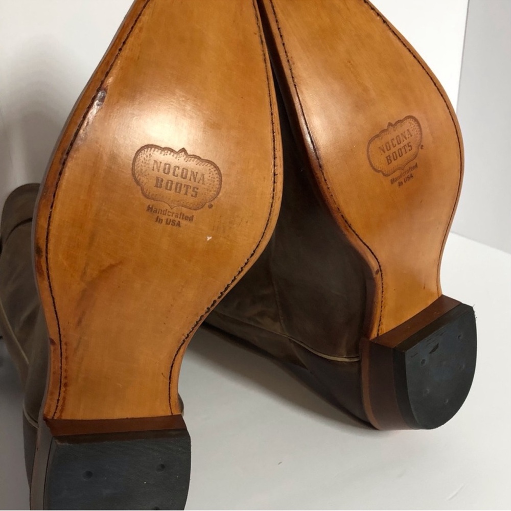 Nocona Brown Heeled Boots women’s size 12 - Picture 10 of 10